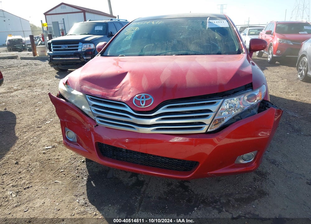 2012 TOYOTA VENZA XLE V6 VIN: 4T3BK3BB6CU068967
