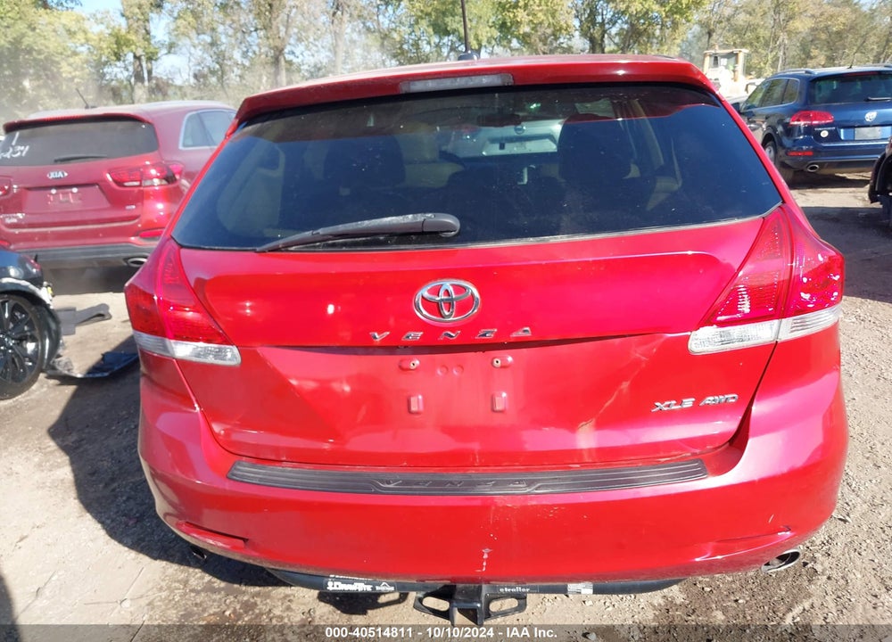 2012 TOYOTA VENZA XLE V6 VIN: 4T3BK3BB6CU068967
