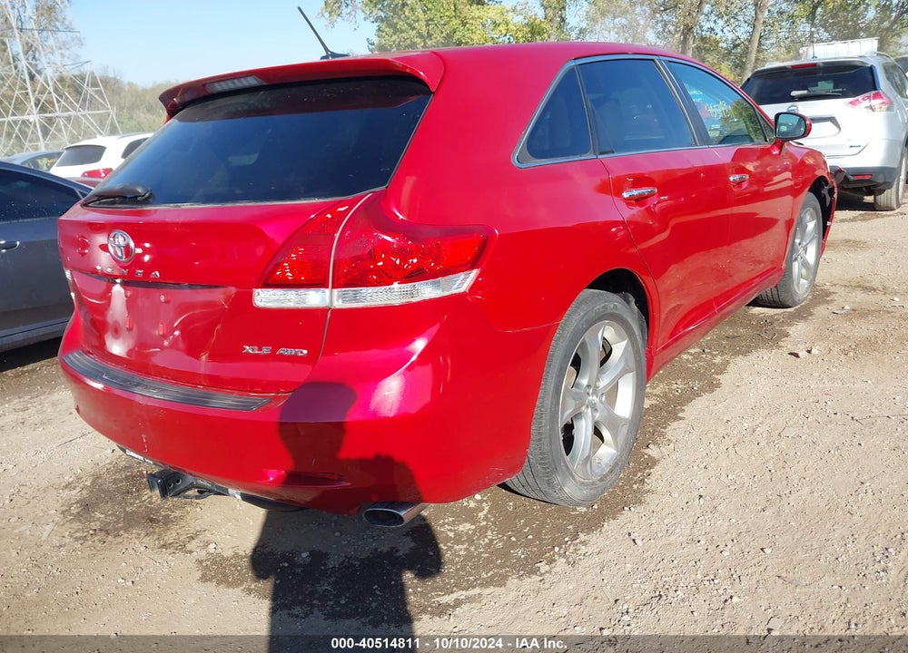 2012 TOYOTA VENZA XLE V6 VIN: 4T3BK3BB6CU068967