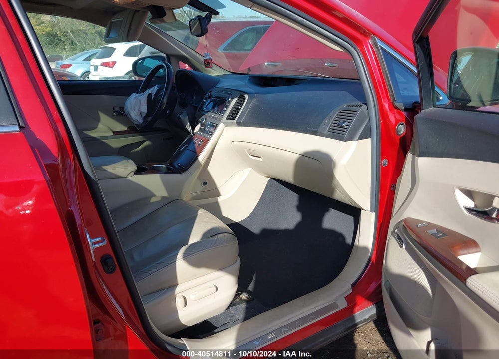 2012 TOYOTA VENZA XLE V6 VIN: 4T3BK3BB6CU068967