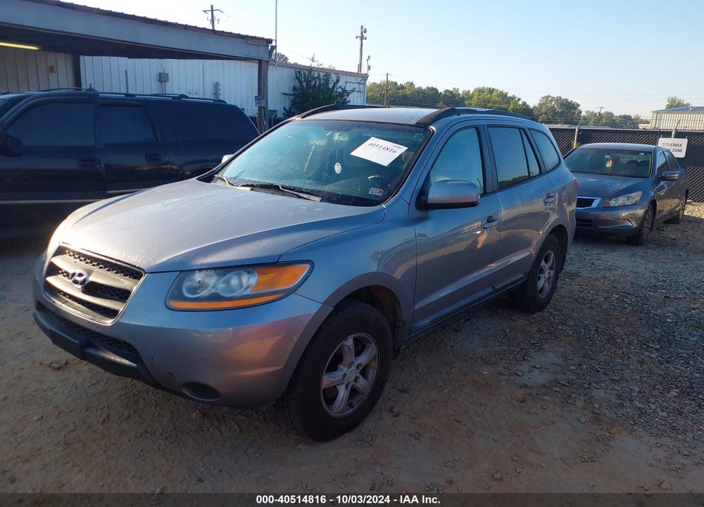 2008 HYUNDAI SANTA FE GLS VIN: 5NMSG13D68H150585