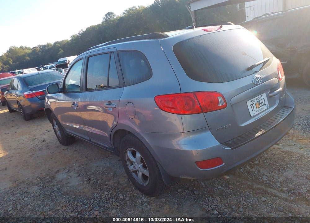 2008 HYUNDAI SANTA FE GLS VIN: 5NMSG13D68H150585