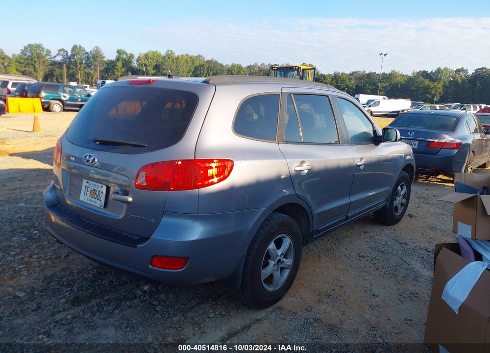 2008 HYUNDAI SANTA FE GLS VIN: 5NMSG13D68H150585
