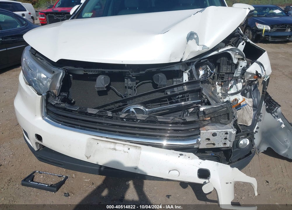 2016 TOYOTA HIGHLANDER LE PLUS V6 VIN: 5TDBKRFH2GS345588