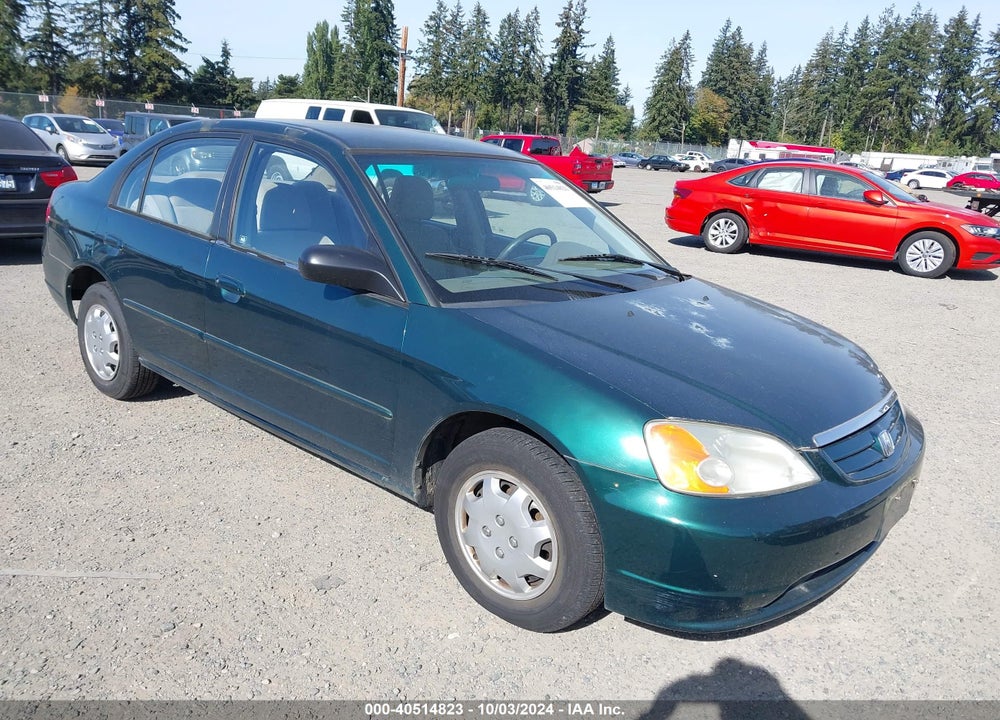 2002 HONDA CIVIC LX VIN: 2HGES16532H542184