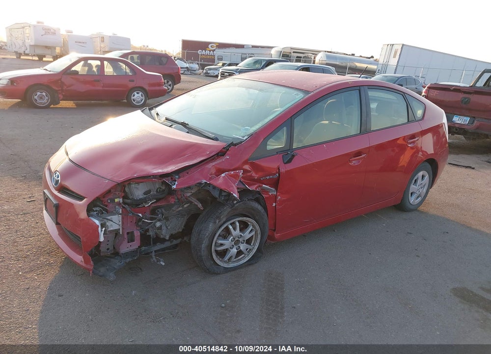 2010 TOYOTA PRIUS VIN: JTDKN3DU6A5065836