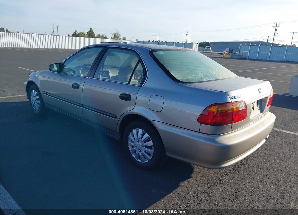 2000 HONDA CIVIC LX VIN: 1HGEJ6678YL045144