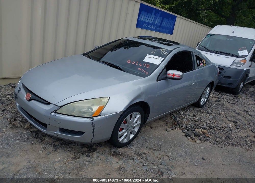 2004 HONDA ACCORD 2.4 EX VIN: 1HGCM725X4A002648