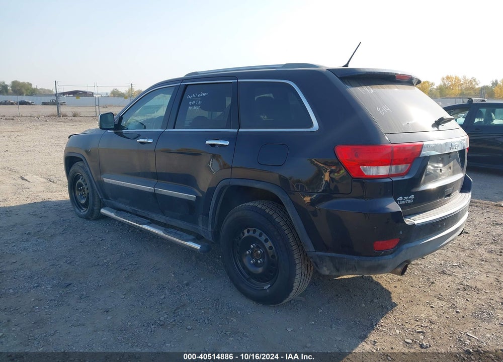 2011 JEEP GRAND CHEROKEE LIMITED VIN: 1J4RR5GT0BC590481