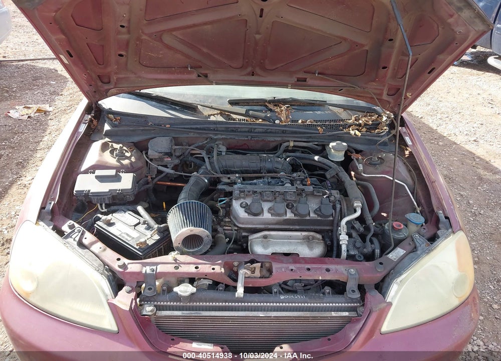 2003 HONDA CIVIC LX VIN: 2HGES16513H619667