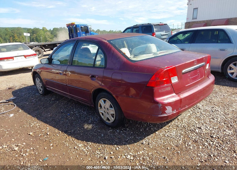 2003 HONDA CIVIC LX VIN: 2HGES16513H619667