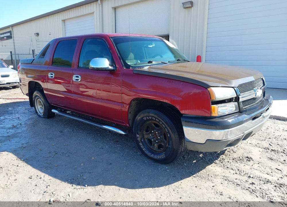 2004 CHEVROLET AVALANCHE 1500 VIN: 3GNEK12T34G136175