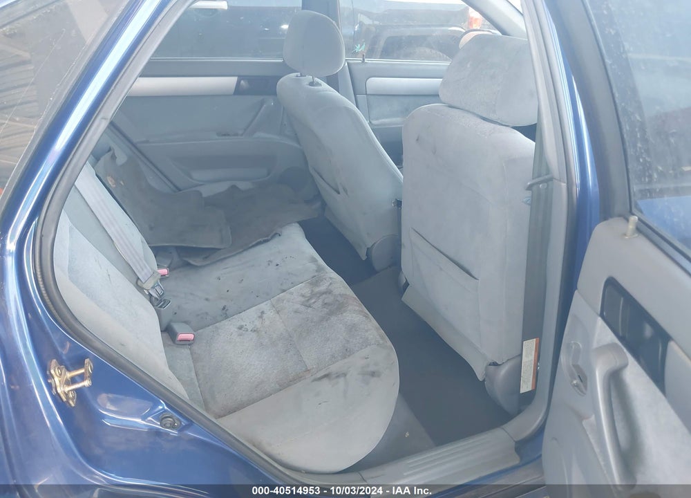 2005 SUZUKI FORENZA S VIN: KL5JD56Z85K187761