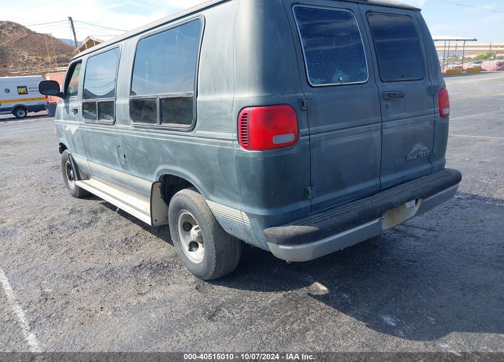 1999 DODGE RAM VAN 1500 COMMERCIAL/CONVERSION VIN: 2B6HB11Y8XK509497