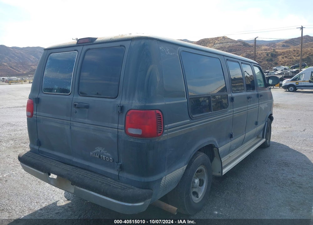 1999 DODGE RAM VAN 1500 COMMERCIAL/CONVERSION VIN: 2B6HB11Y8XK509497