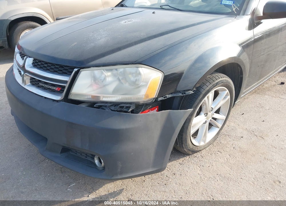 2012 DODGE AVENGER SXT PLUS VIN: 1C3CDZEG9CN260453