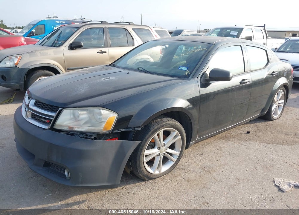 2012 DODGE AVENGER SXT PLUS VIN: 1C3CDZEG9CN260453