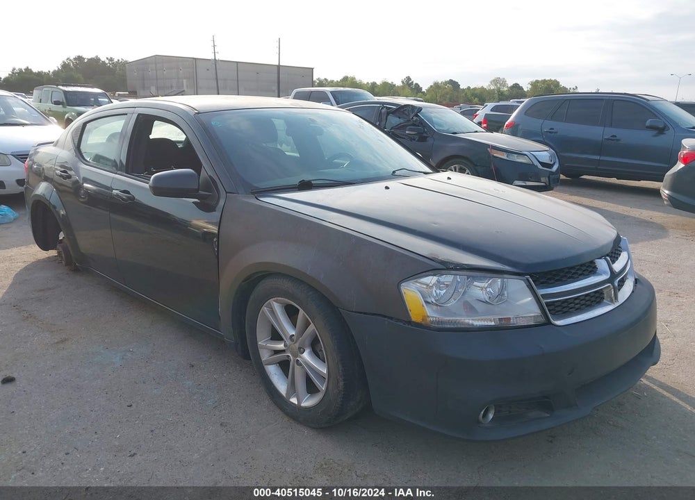 2012 DODGE AVENGER SXT PLUS VIN: 1C3CDZEG9CN260453