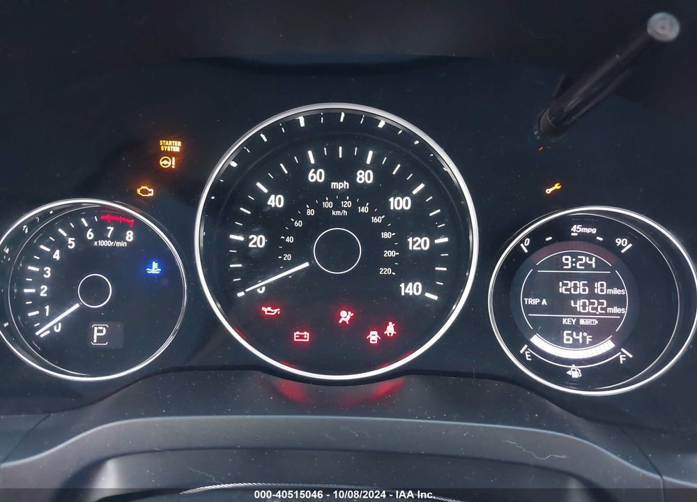 2018 HONDA HR-V VIN: 3CZRU6H57JM714814