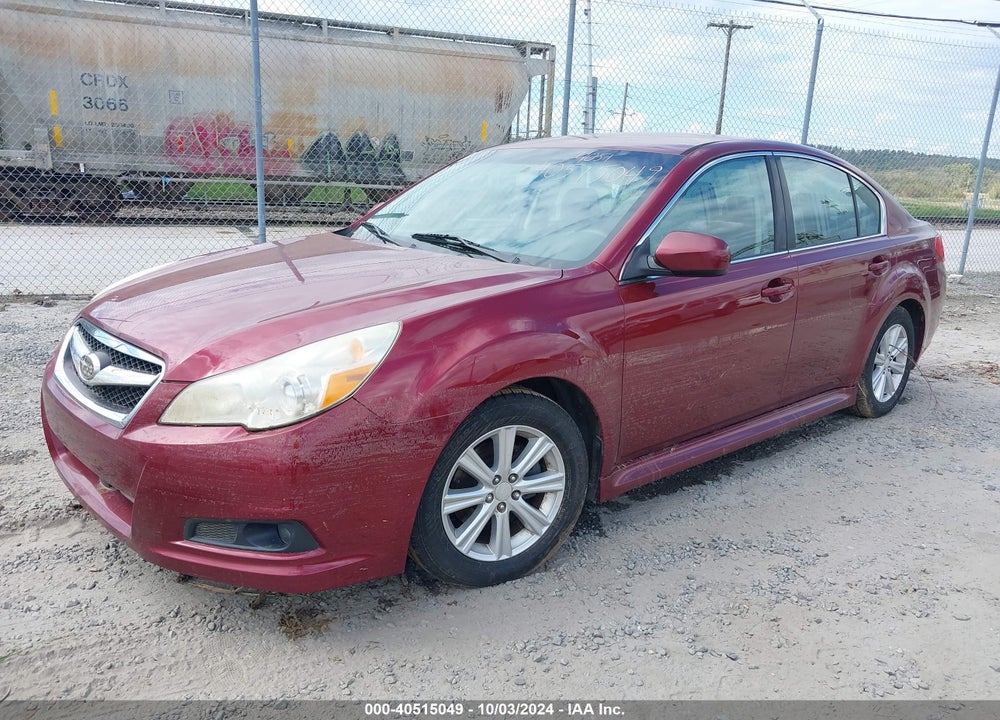 2012 SUBARU LEGACY 2.5I VIN: 4S3BMCA69C3042882