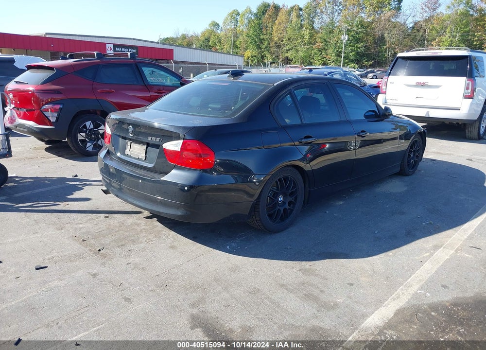 2008 BMW 328I VIN: WBAVA335X8KX86432