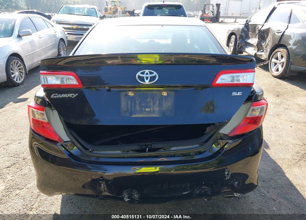 2014 TOYOTA CAMRY SE VIN: 4T1BF1FKXEU407499