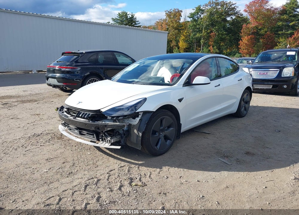 2022 TESLA MODEL 3 REAR-WHEEL DRIVE VIN: 5YJ3E1EA4NF320629