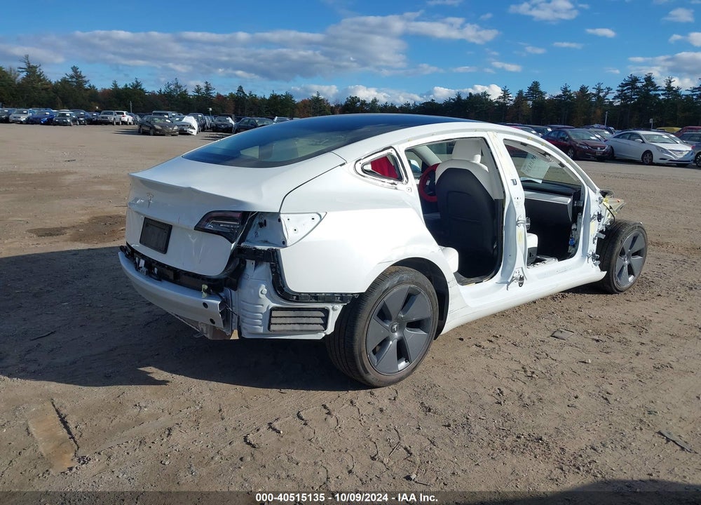 2022 TESLA MODEL 3 REAR-WHEEL DRIVE VIN: 5YJ3E1EA4NF320629
