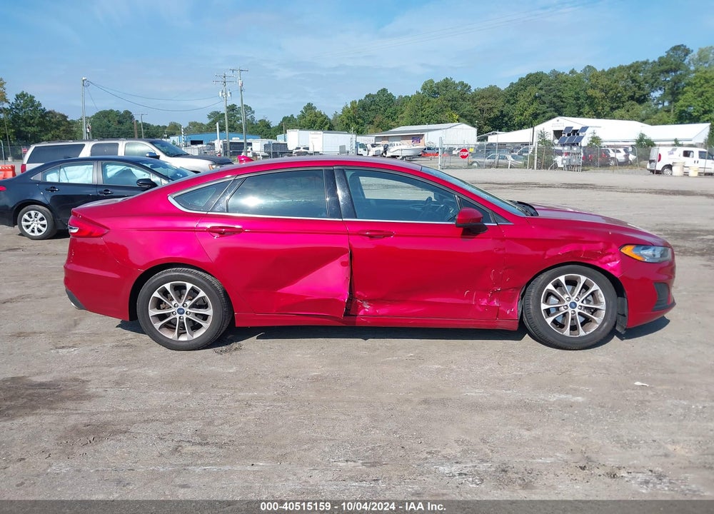 2020 FORD FUSION SE VIN: 3FA6P0HDXLR100887