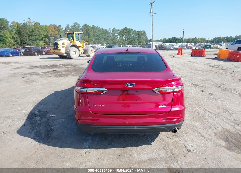 2020 FORD FUSION SE VIN: 3FA6P0HDXLR100887