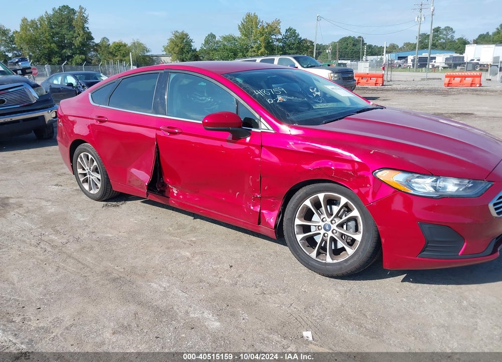 2020 FORD FUSION SE VIN: 3FA6P0HDXLR100887