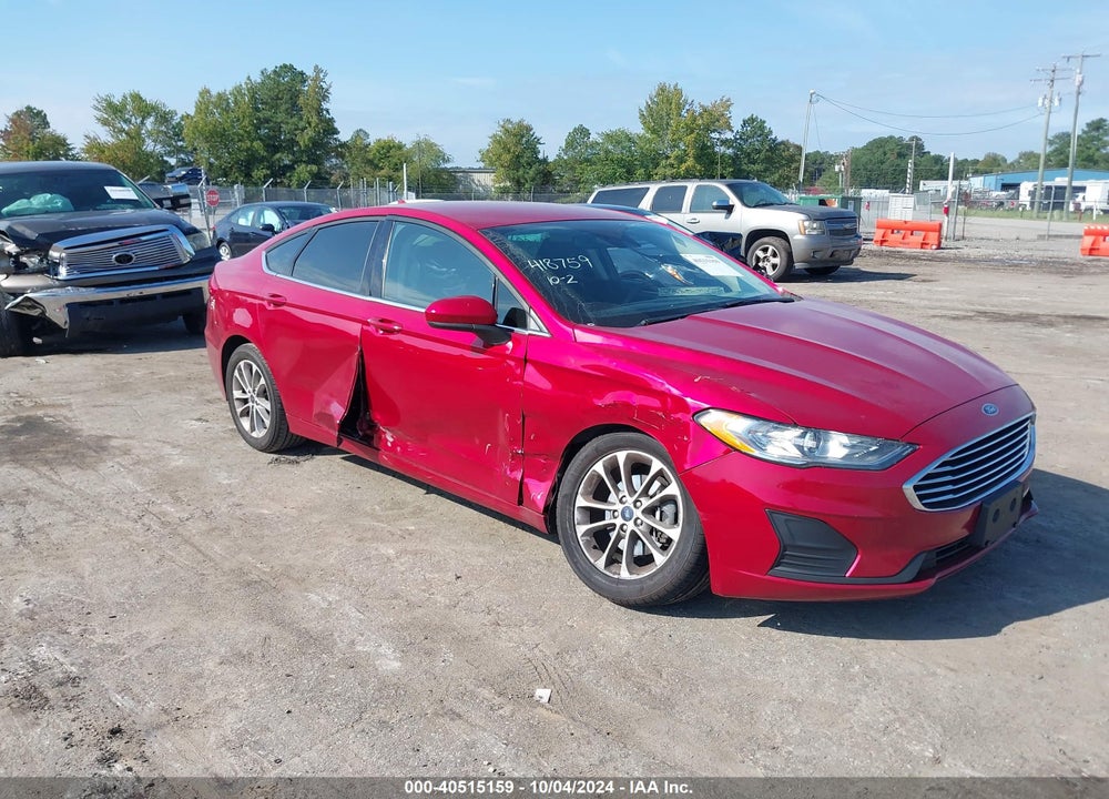 2020 FORD FUSION SE VIN: 3FA6P0HDXLR100887