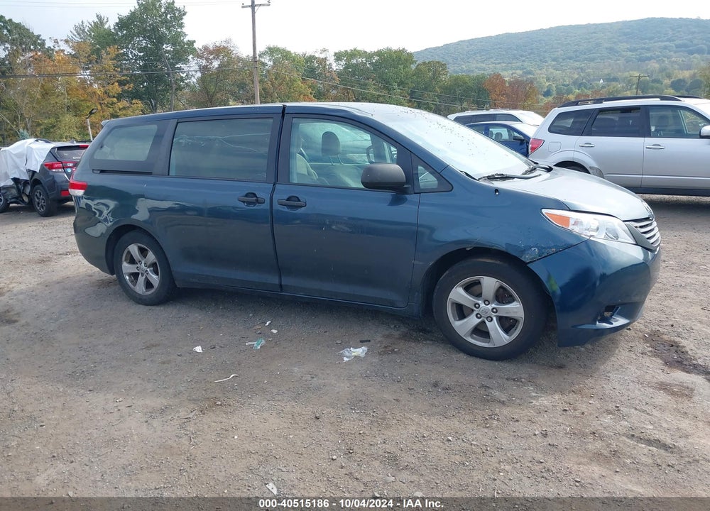 2011 TOYOTA SIENNA BASE V6 VIN: 5TDZK3DC9BS075707