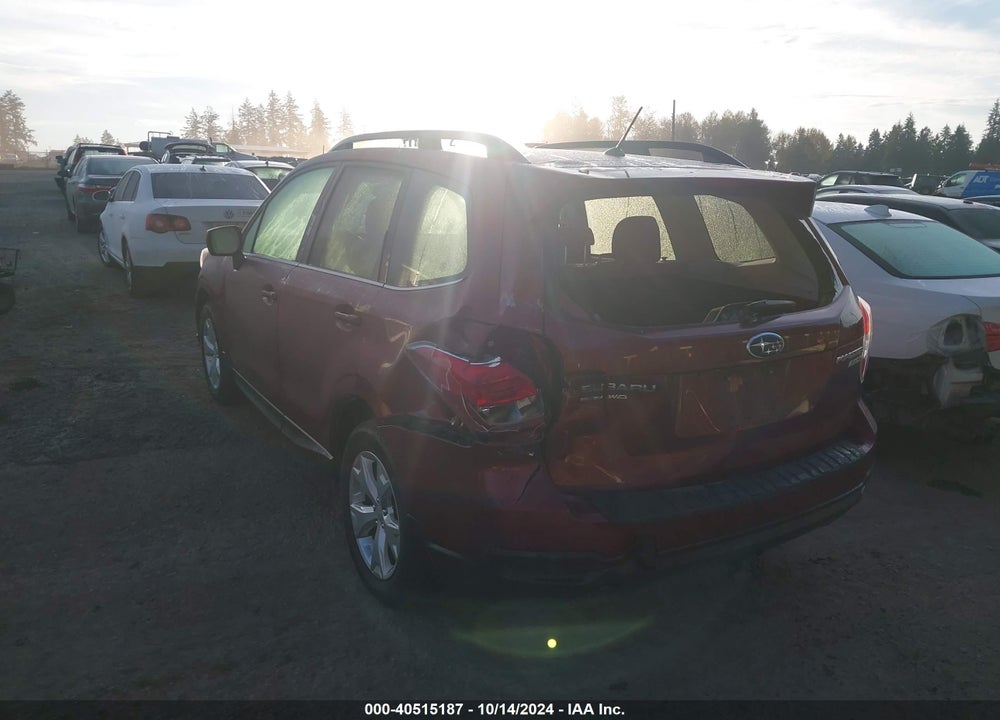 2015 SUBARU FORESTER 2.5I LIMITED VIN: JF2SJAHC5FH489369