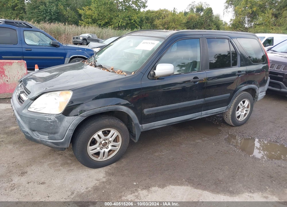 2002 HONDA CR-V EX VIN: SHSRD78862U001939