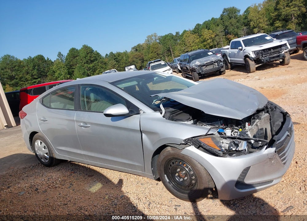 2017 HYUNDAI ELANTRA SE VIN: KMHD74LF9HU074165