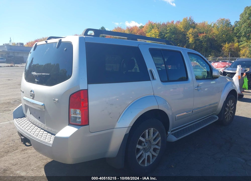2010 NISSAN PATHFINDER LE VIN: 5N1AR1NB2AC625778