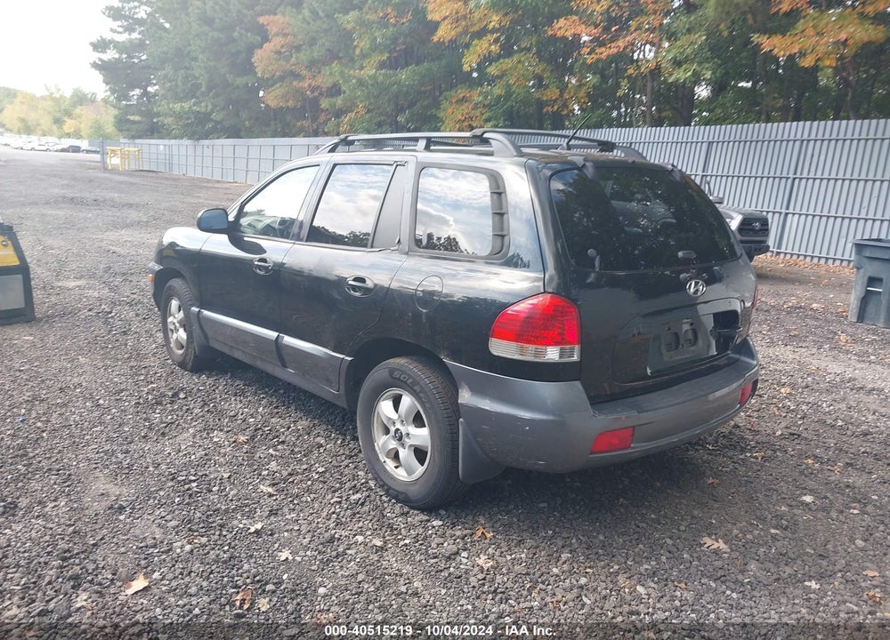 2006 HYUNDAI SANTA FE GLS VIN: KM8SC73D66U088668