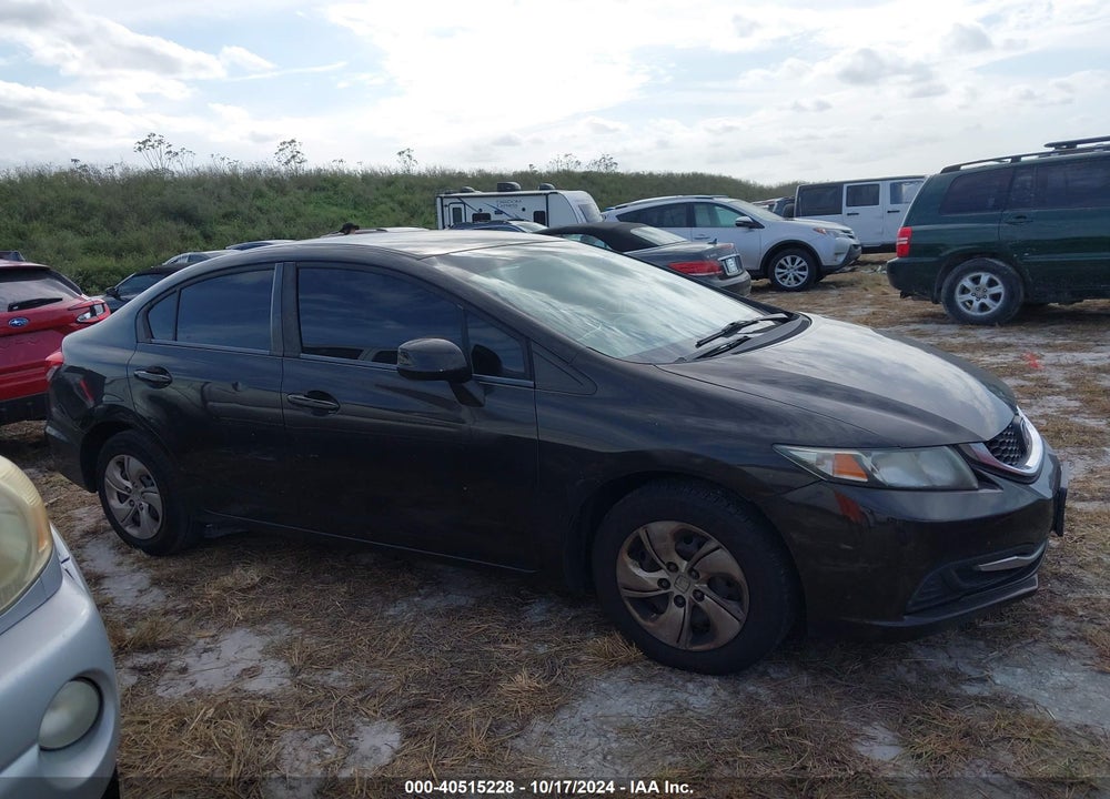 2013 HONDA CIVIC LX VIN: 19XFB2F54DE254763