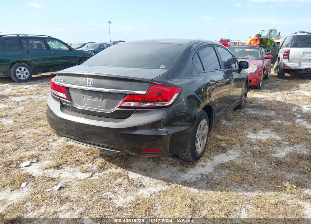 2013 HONDA CIVIC LX VIN: 19XFB2F54DE254763