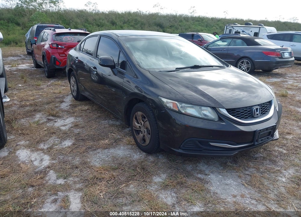 2013 HONDA CIVIC LX VIN: 19XFB2F54DE254763