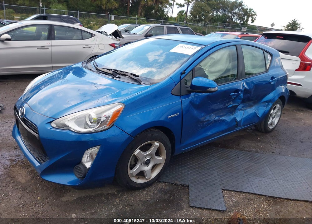 2015 TOYOTA PRIUS C TWO VIN: JTDKDTB34F1585531