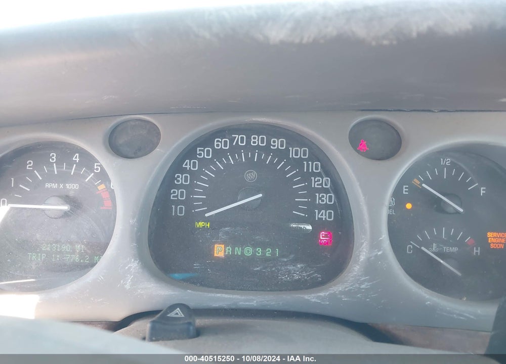 2000 BUICK LESABRE LIMITED VIN: 1G4HR54K8YU120789