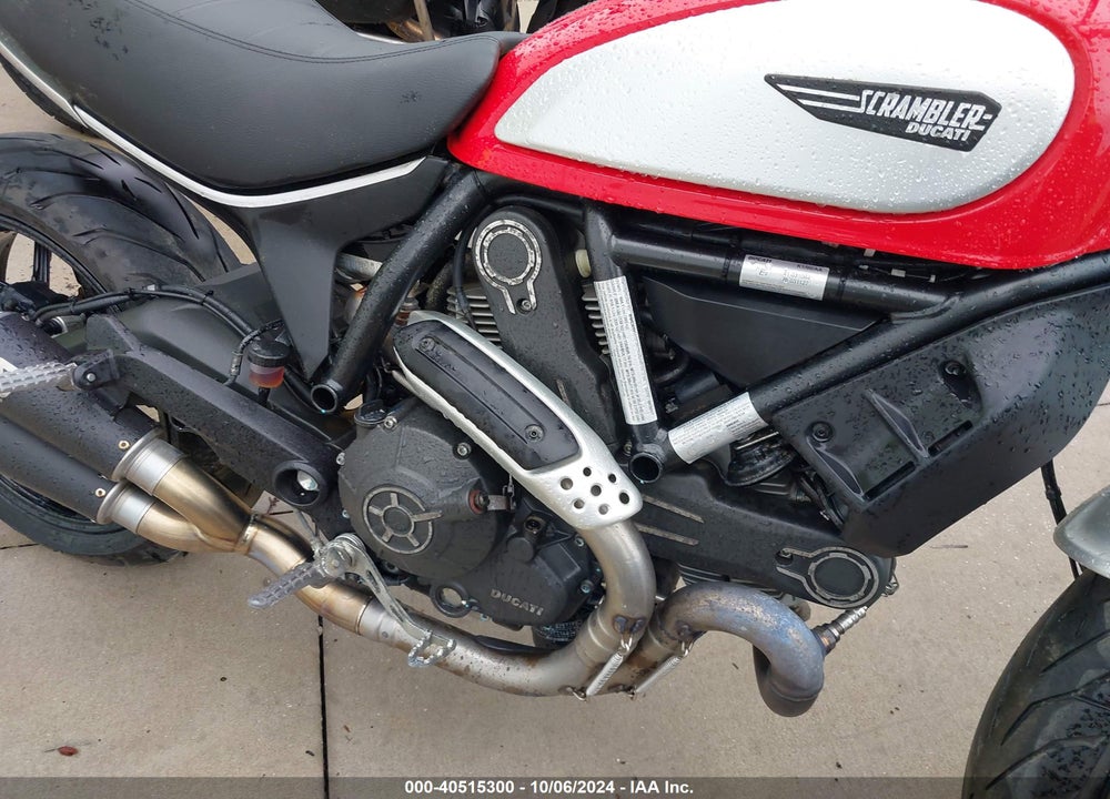2018 DUCATI SCRAMBLER 800 VIN: ML015ANM8JT013490