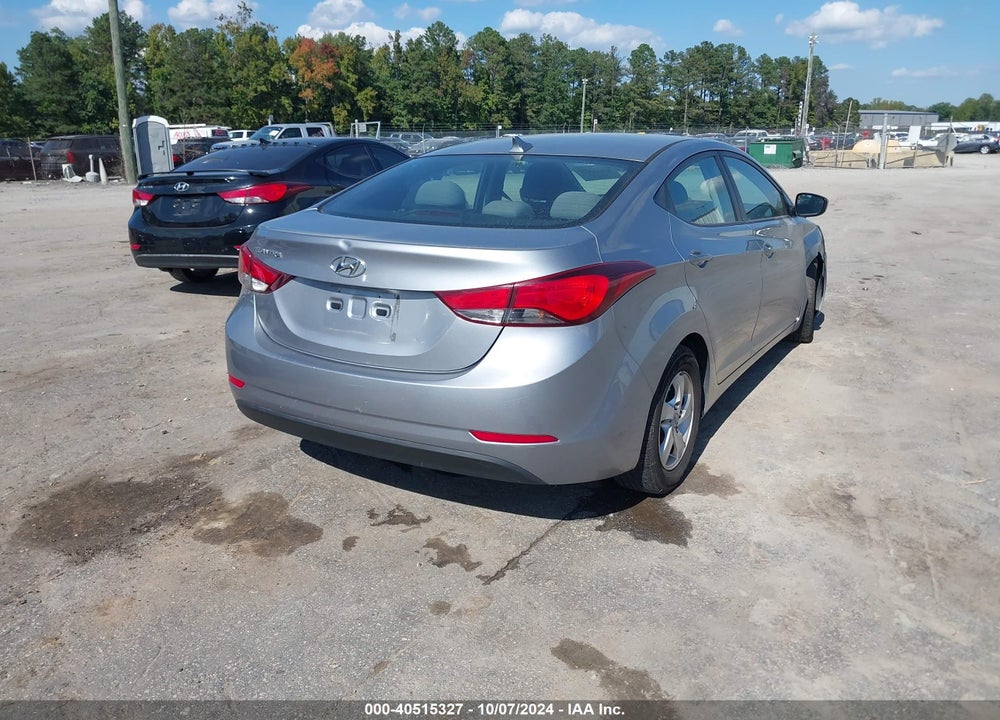 2015 HYUNDAI ELANTRA SE VIN: 5NPDH4AEXFH600144