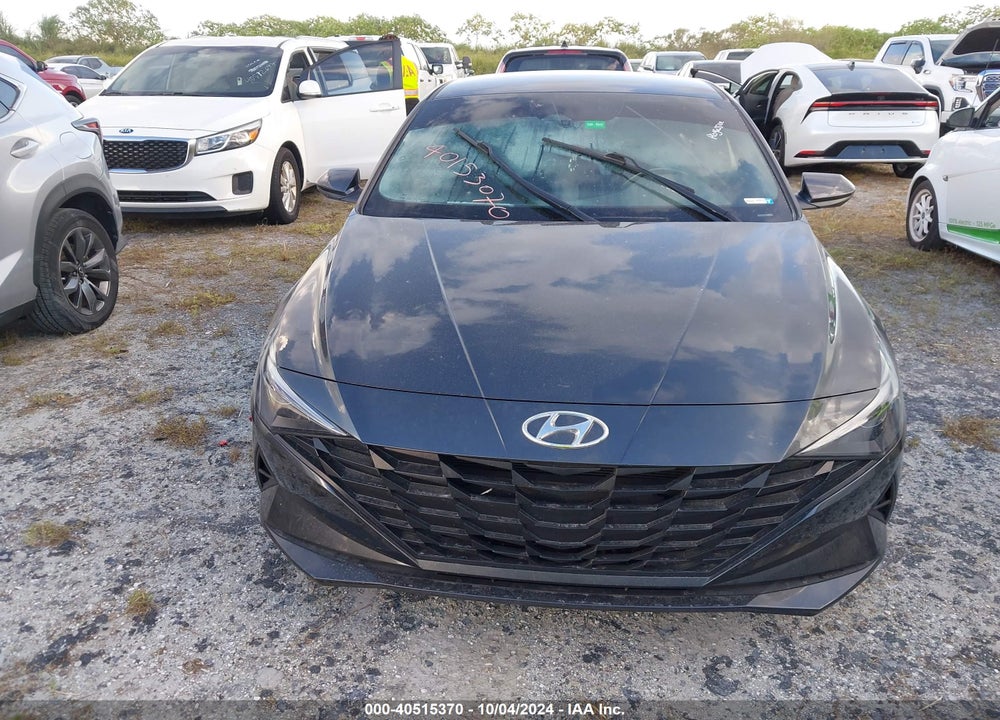 2021 HYUNDAI ELANTRA SEL VIN: 5NPLM4AG7MH034224