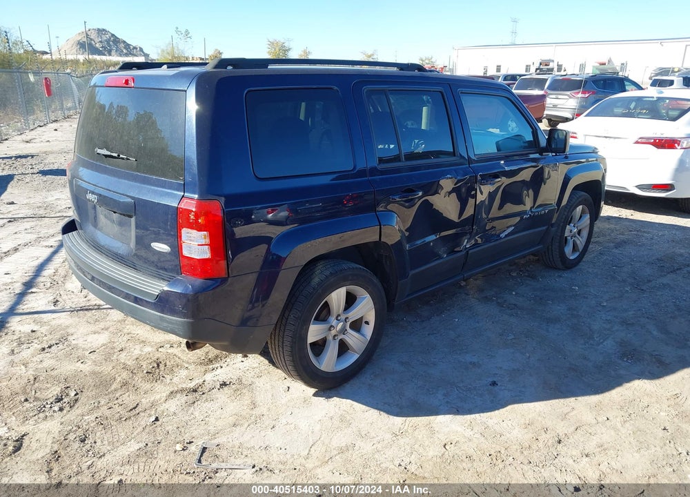 2016 JEEP PATRIOT LATITUDE VIN: 1C4NJPFA4GD633258