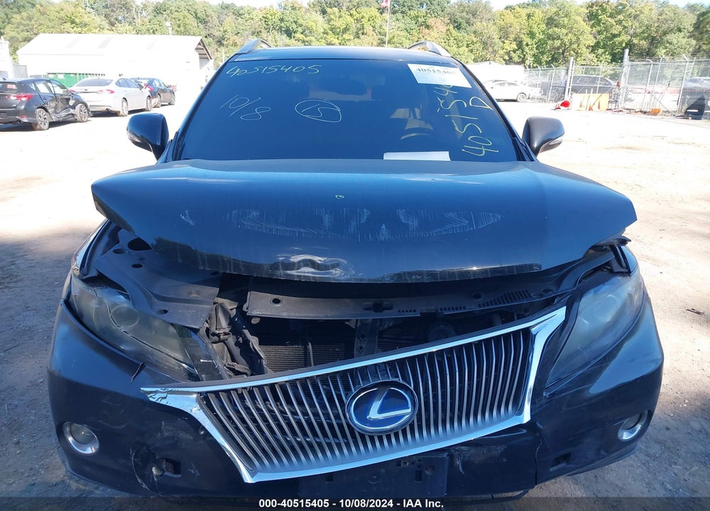2010 LEXUS RX 450H VIN: JTJBC1BA2A2400835