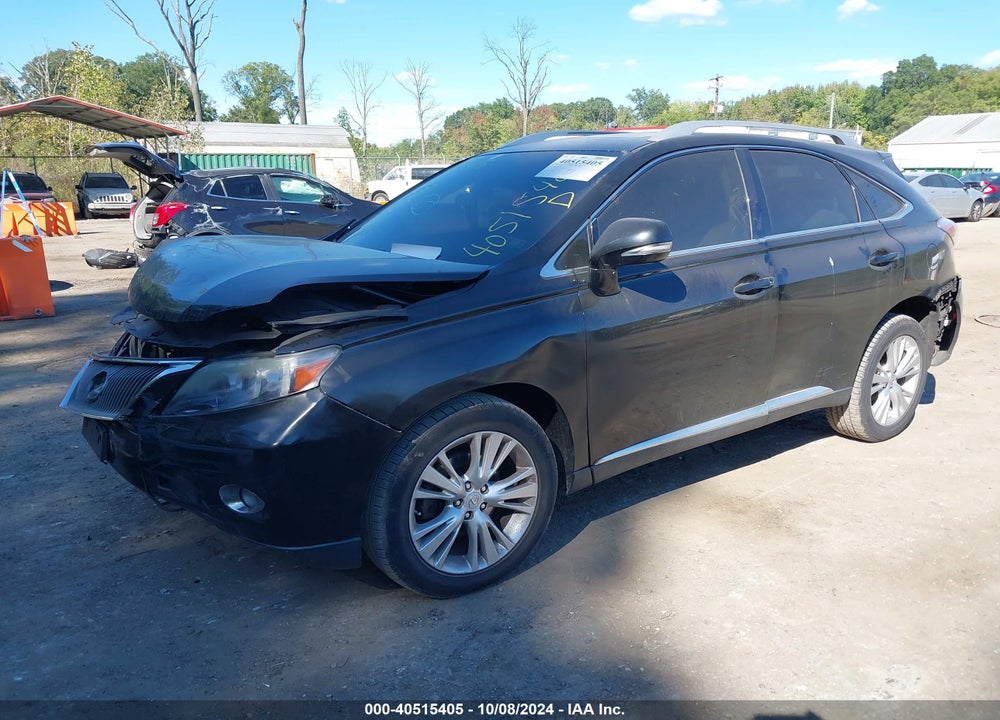 2010 LEXUS RX 450H VIN: JTJBC1BA2A2400835