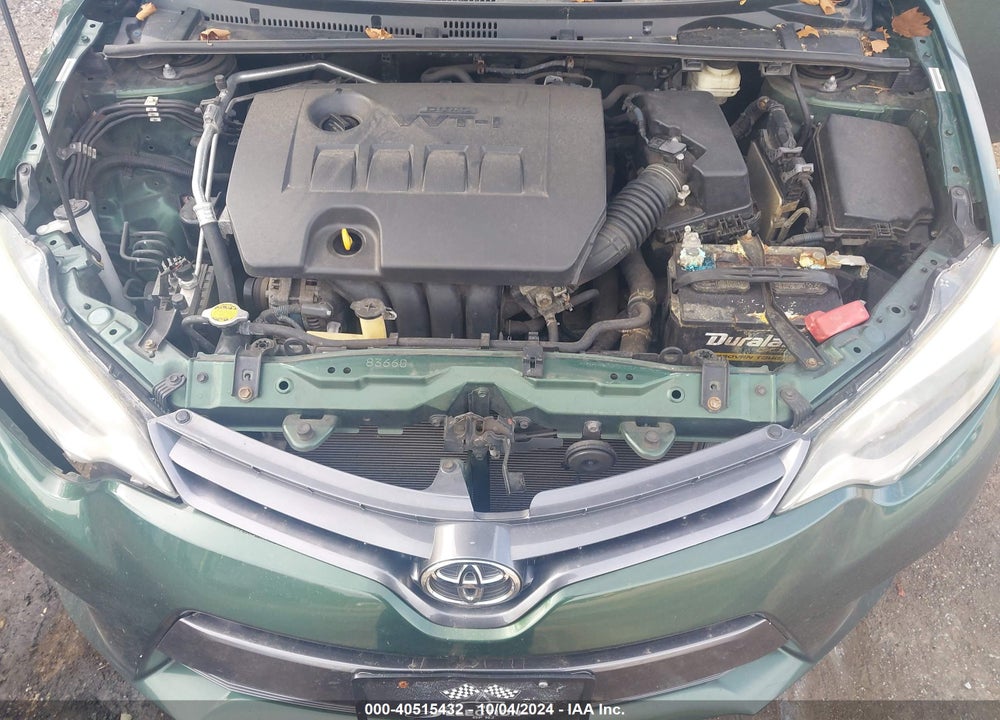 2015 TOYOTA COROLLA LE VIN: 2T1BURHE5FC353012